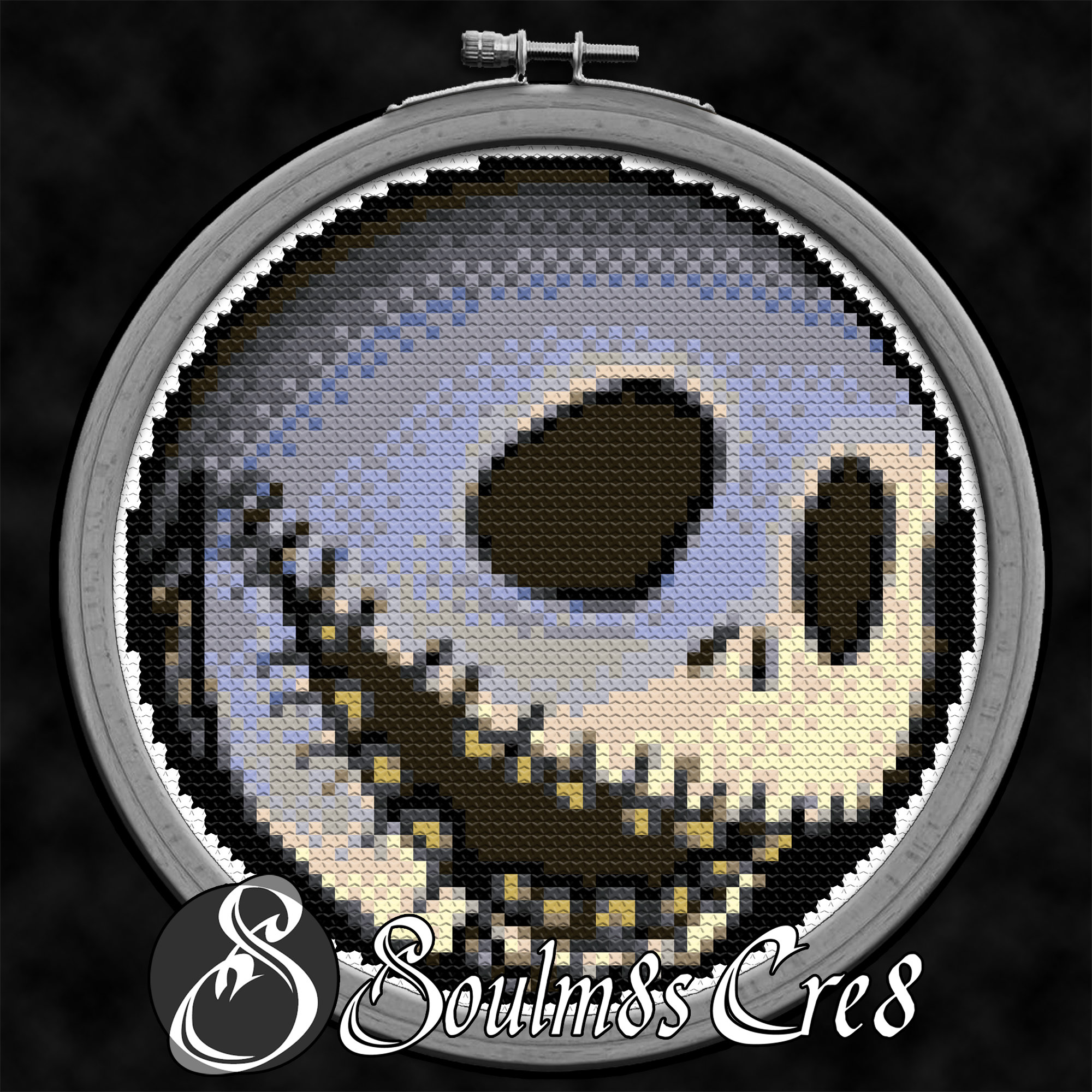 Nightmare Before Christmas Jack Skellington - Cross Stitch Pattern ...