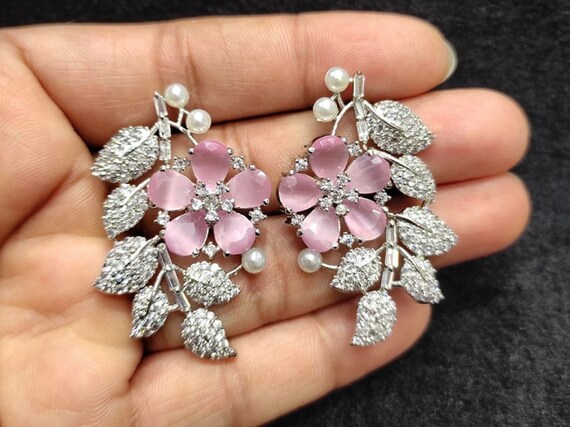 American DIAMOND Earring Cubic Zirconia Stone Stud Earring American DIAMOND Earring Cubic Zirconia Stone Stud Earring