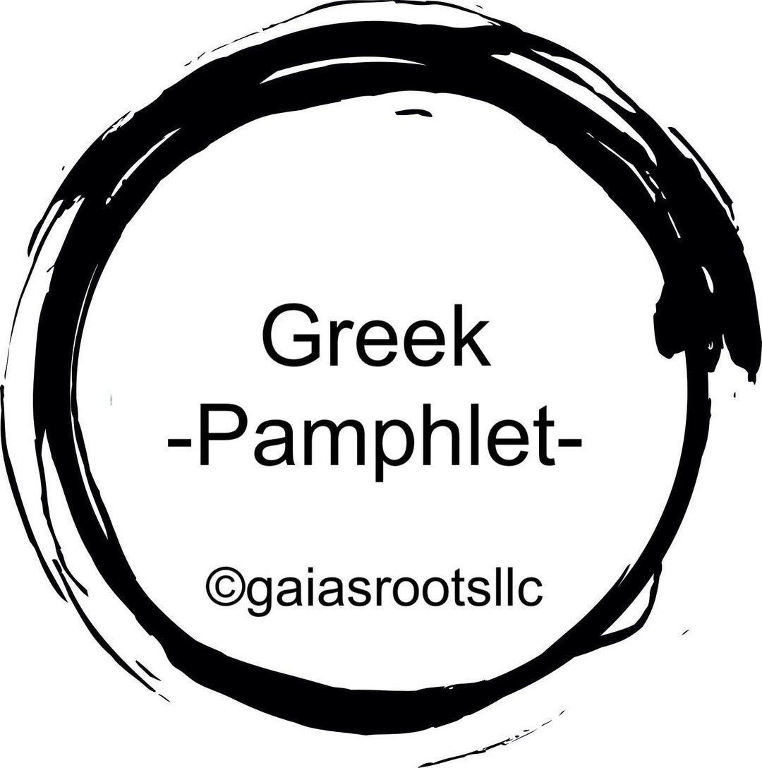 Greek Runes Cheat Sheet Pamphlet Digital Download PDF - Etsy