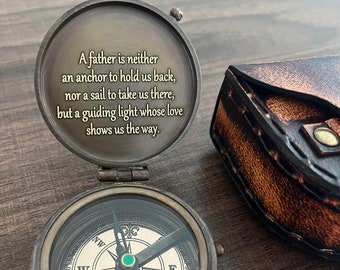 Engraved Compass, Christmas Gift, Father’s day gift, Mens Compass,  Baptized gift, Graduation Gift, gift for dad, gift for grandpa