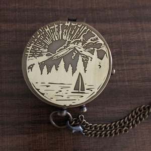 Christmas Gift,Personalized Engraved Compass, Fathers Day, Mothers Day, Working Compass, Anniversary Gift, Groomsmen Gift,First communion g.