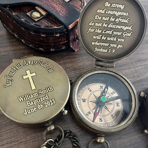 Couple Anniversary Gift Custom Engraved Compass, Personalized gift compass , Christmas Gift for him, Gift for Dad, Boyfriend Gift for Men