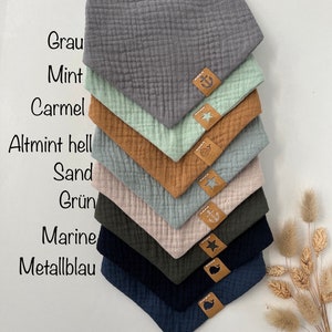 Muslin 100% cotton children's baby neck scarf/triangular scarf/drool cloth/burp cloth/scarf