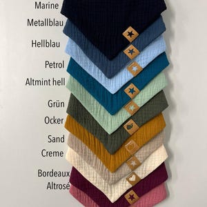 Musselin 100% Baumwolle Kinder Baby Halstuch/Dreieckstuch/Sabbertuch/Spucktuch/Schal