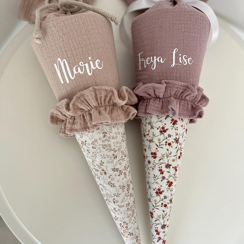 Schultüte mit rüsche personalisiert - Etsy.de