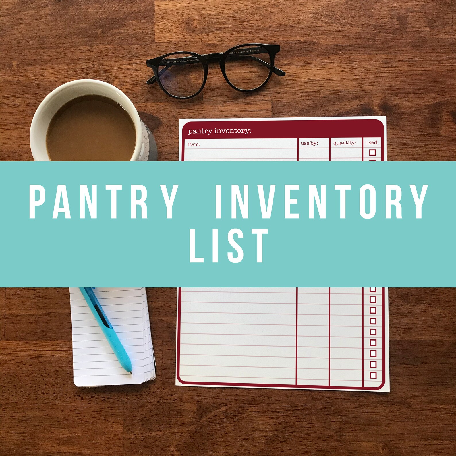 Pantry Inventory List Instant Digital Download Etsy