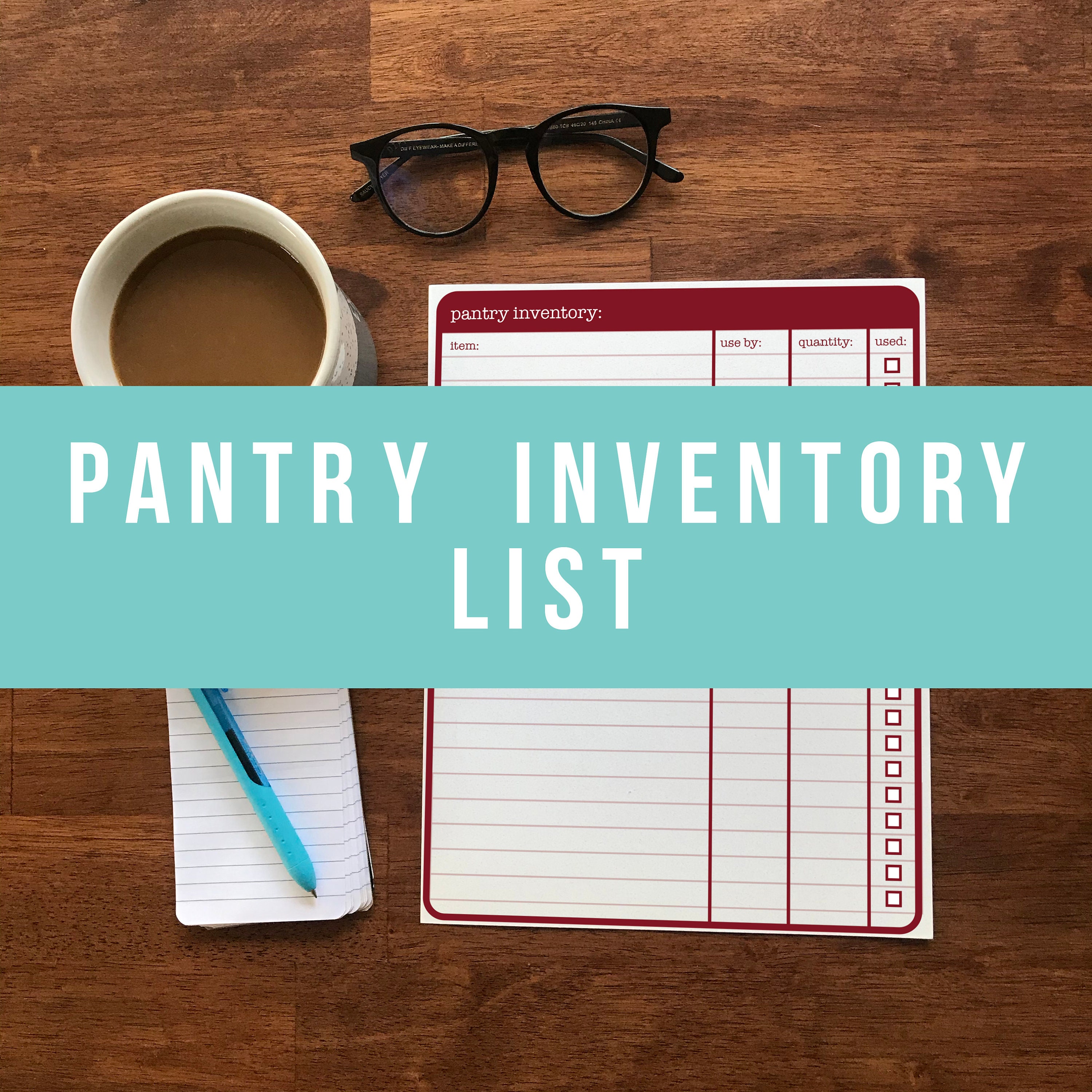 Pantry Inventory List Instant Digital Download Etsy