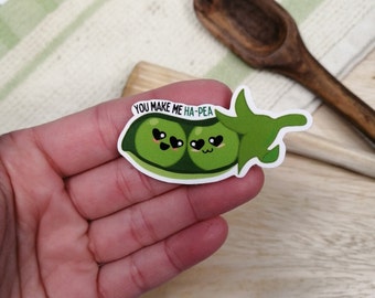 You make me ha-pea (sticker)