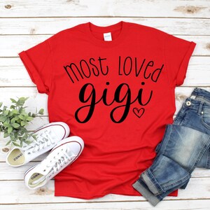 Most Loved Gigi svg, Grandma svg