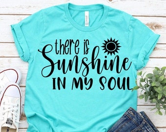 There is Sunshine in My Soul SVG file, Beach SVG, Summer svg, Hello Summer, Vacation svg