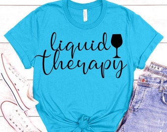 Liquid Therapy SVG, Wine SVG