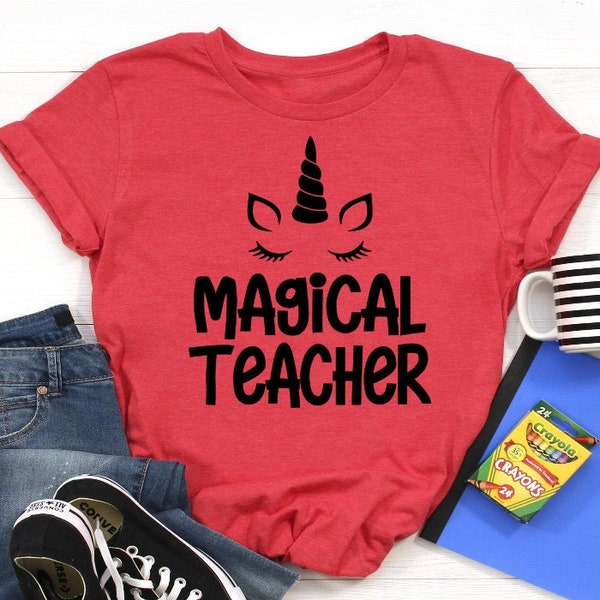 Magical Teacher SVG File, Teacher svg, School svg, Back to School svg, Unicorn Teacher