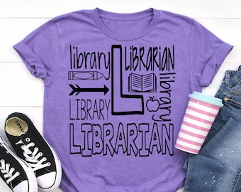 Librarian SVG File, Teacher svg, School svg, Back to School svg