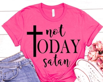 Not Today Satan Svg | Etsy