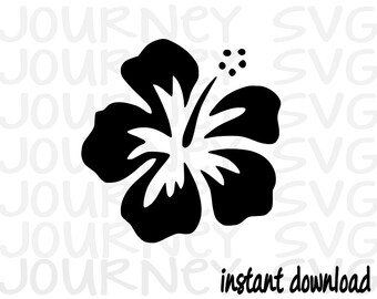 Free Free 127 Hawaiian Flower Outline Svg SVG PNG EPS DXF File