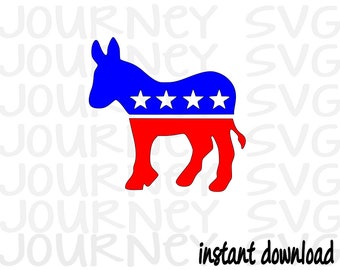 Download Democrat Donkey Svg Etsy