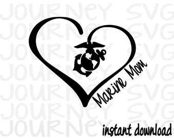 Download Marine Mom Svg Etsy