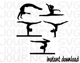 Download Gymnast Svg Etsy