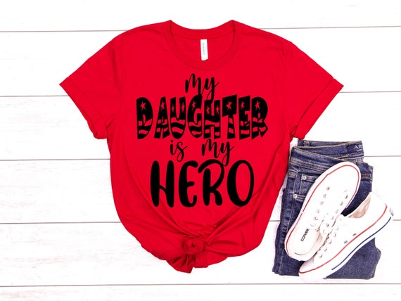 My Daughter is My Hero SVG Military Mom SVG Military SVG - Etsy