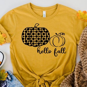 Hello Fall SVG, Fall SVG, Pumpkin SVG