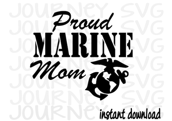Download Marine Mom SVG Marine Dad SVG Marine SVG Military svg | Etsy