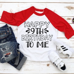 Ninth Birthday SVG, Child&#39;s Birthday SVG, Kid&#39;s Birthday svg, Child&#39;s Birthday Shirt,  Nine Year Old Birthday svg, 9th Birthday svg