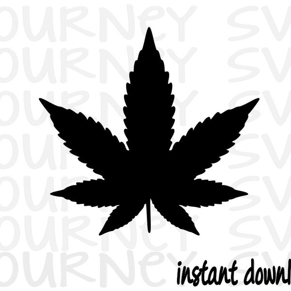 Marijuana Leaf SVG