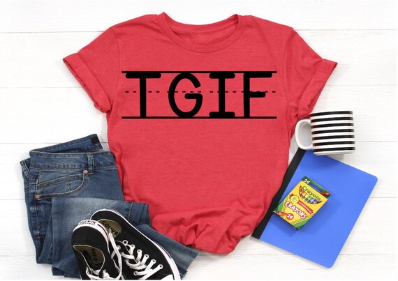 Download TGIF svg Teacher svg Friday svg Cute Teacher svg | Etsy