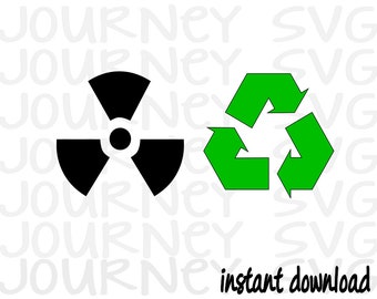 Symbole nucléaire SVG, SVG recyclé