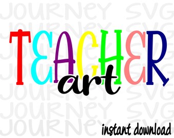 美術教師 SVG、教師 SVG、新学期 SVG、教師シャツ