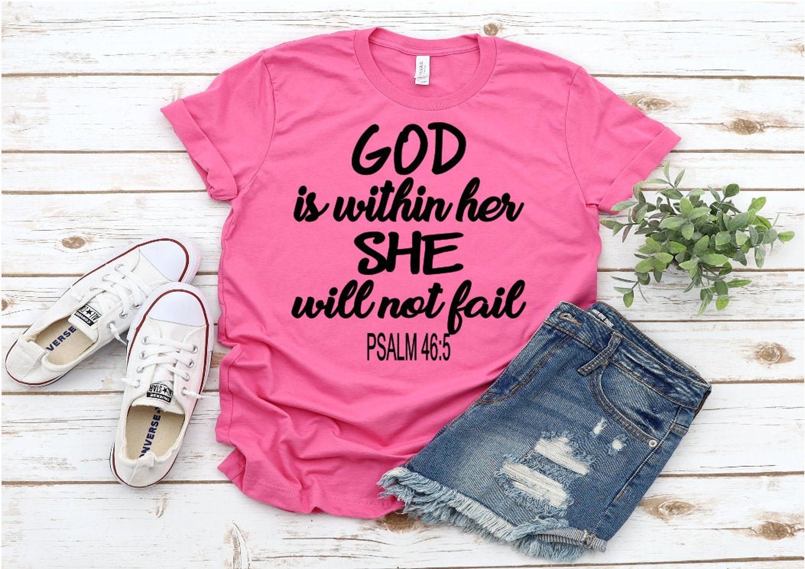God is Within Her She Will Not Fail SVG File Church Svg | Etsy