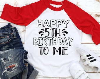 Fifth Birthday SVG, Child's Birthday SVG, Kid's Birthday svg, Child's Birthday Shirt,  Five Year Old Birthday svg, 5th Birthday svg