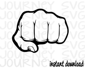Fist SVG Punch DXF Fistbump Adult Baby Fistbump SVG - Etsy
