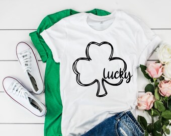 Lucky SVG, Shamrock SVG, Día de San Patricio SVG