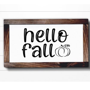 Hallo Herfst SVG, Herfst SVG, Pompoen SVG