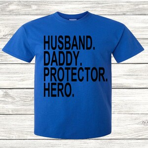 Husband Daddy Protector Hero SVG file, Father svg, Father&#39;s Day svg