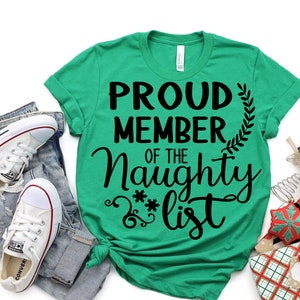 Proud Member of the Naughty List SVG , Christmas SVG