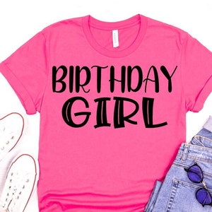 Birthday Girl svg file, Girl Birthday svg