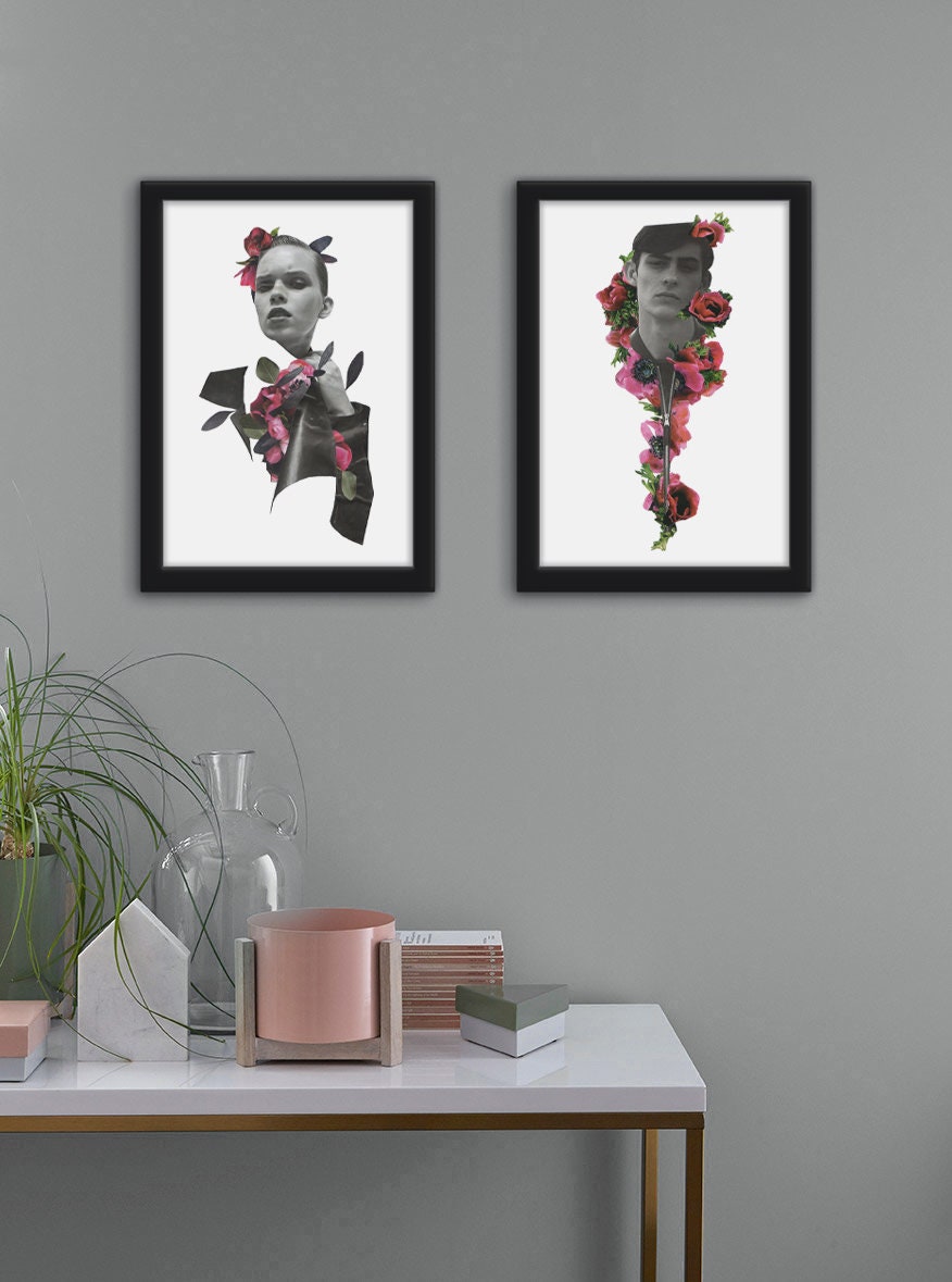 Wall art / Aesthetic room decor / Original artwork The | Etsy