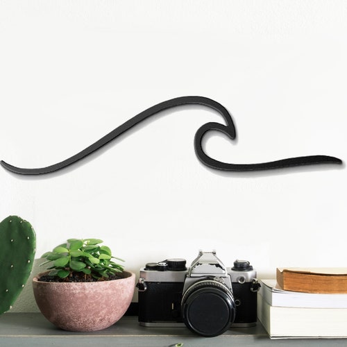 Waves Metal Wall Art / Housewarming Gift / Home Decor / Etsy