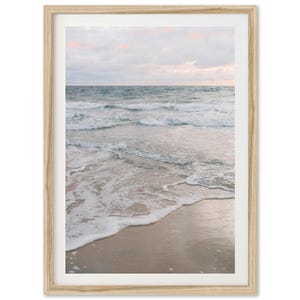 Fine Art Beach Print - Framed Coastal Wall Decor, San Diego Beach Photography, Summer Print, Muted Coastal Grandmother Wall Decor