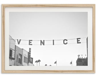 Framed Venice Beach Print | Los Angeles Photography, Coastal Wall Art
