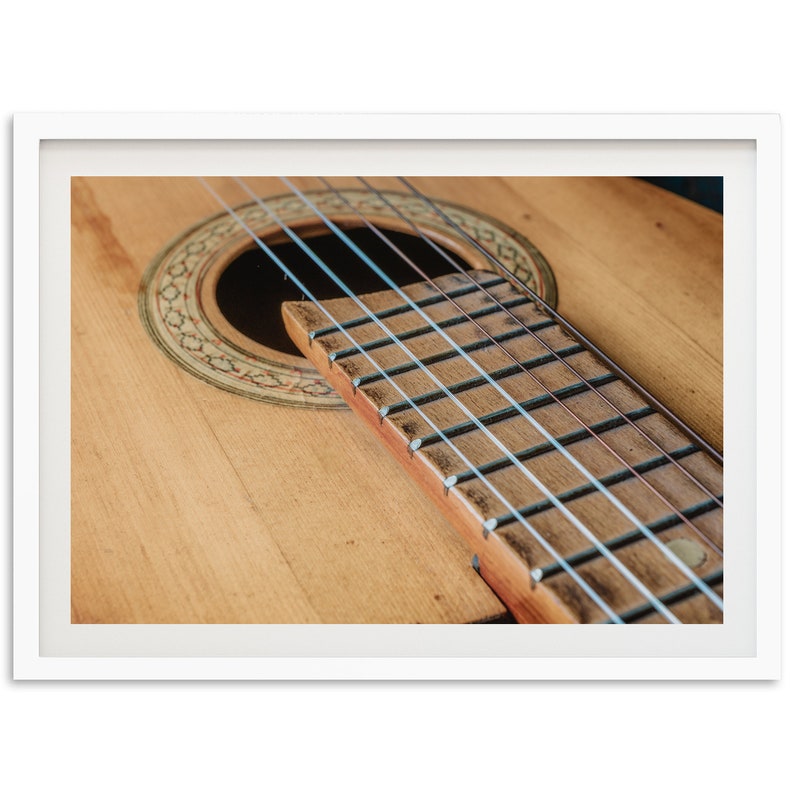 Fine Art Vintage Guitar Print Music Soul Classic Rock House Framed Fine Art Photography Wall Decor image 2