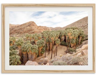 Framed Desert Oasis Print | Palm Springs California Landscape Fine Art Photography