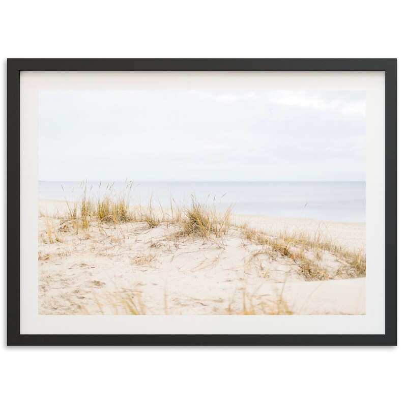 Fine Art Sandy Beach Print Relaxing Ocean Framed Fine Art Etsy
