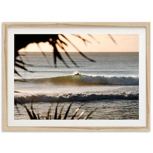 Fine Art Surf Print - Ocean Adventure Palm Trees Travel Beach House Framed Print Photography Wall Decor