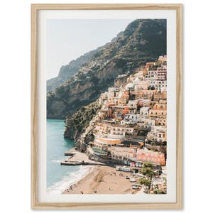 Fine Art Amalfi Coast Print - Italy Coastal Decor, Italian Beach Photography, Positano Summer Print, Coastal Chic Wall Art