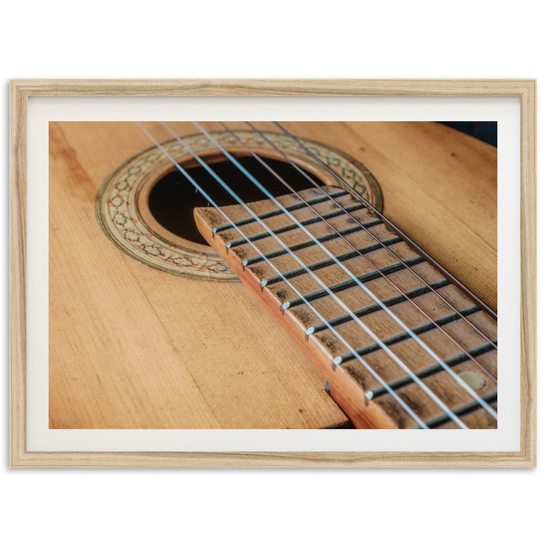 Fine Art Vintage Guitar Print Music Soul Classic Rock House Framed Fine Art Photography Wall Decor image 1