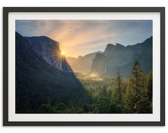 Framed Yosemite Fine Art Print | California Mountain Landscape Photography