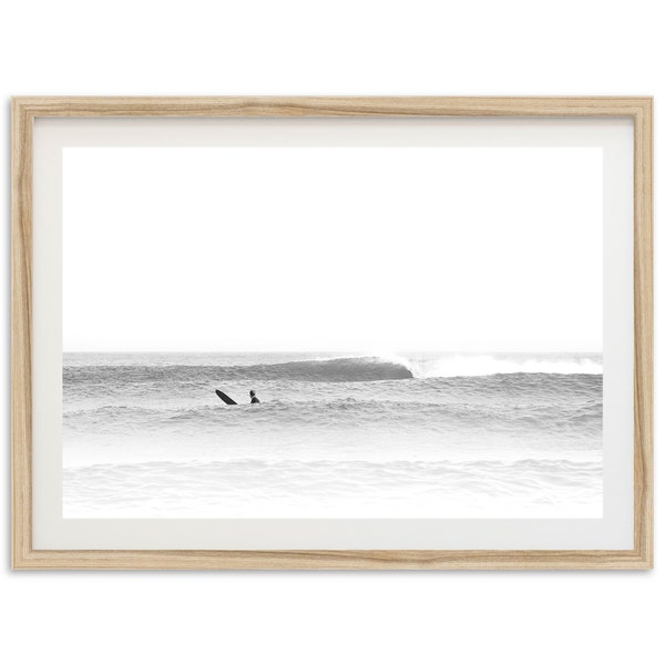 Surfer Print Framed Etsy